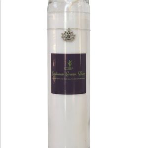 White Unscented Candle 8″ Healing, Peace, Prayer